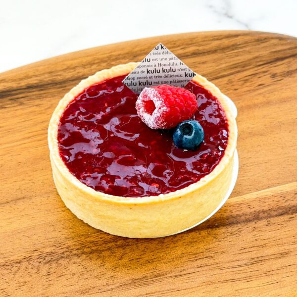 Raspberry Chocolate Tart by chef Yumi